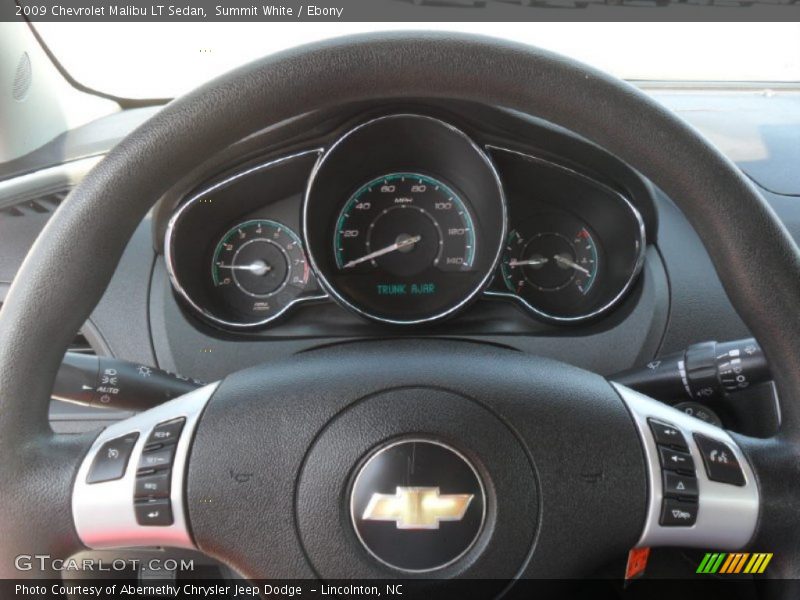 Summit White / Ebony 2009 Chevrolet Malibu LT Sedan