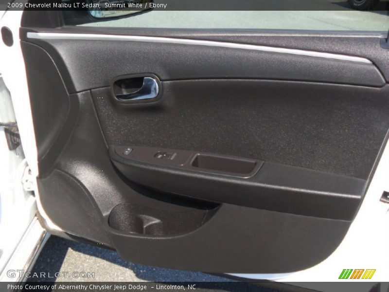 Summit White / Ebony 2009 Chevrolet Malibu LT Sedan