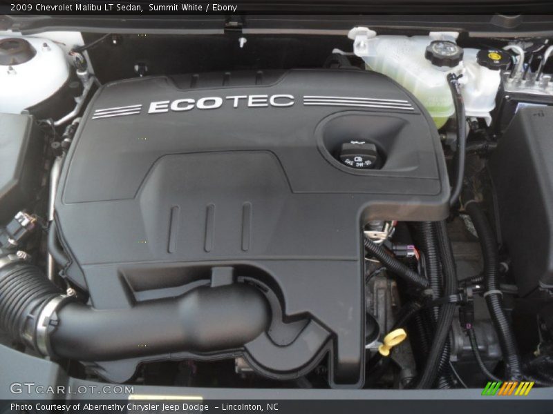 Summit White / Ebony 2009 Chevrolet Malibu LT Sedan