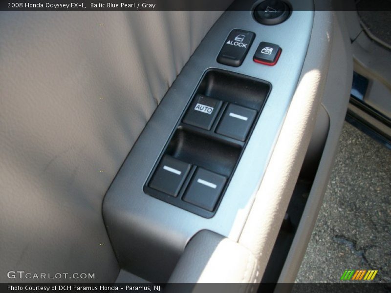 Baltic Blue Pearl / Gray 2008 Honda Odyssey EX-L