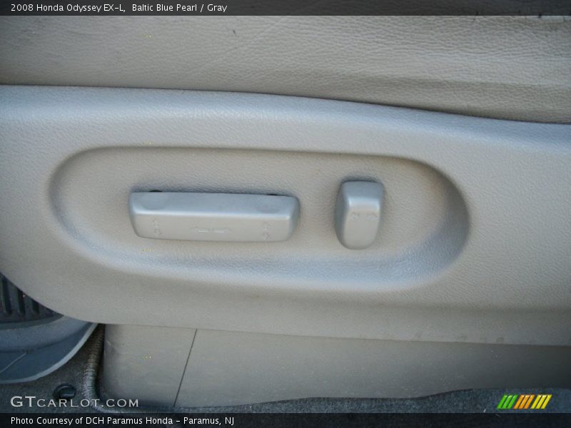 Baltic Blue Pearl / Gray 2008 Honda Odyssey EX-L
