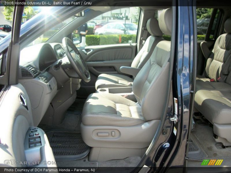 Baltic Blue Pearl / Gray 2008 Honda Odyssey EX-L