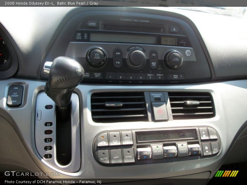 Baltic Blue Pearl / Gray 2008 Honda Odyssey EX-L