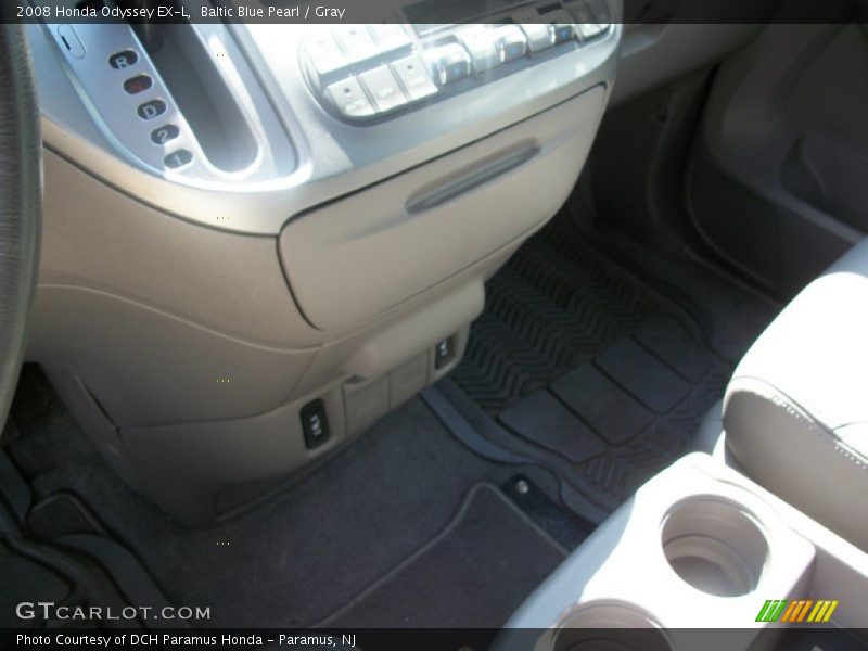 Baltic Blue Pearl / Gray 2008 Honda Odyssey EX-L