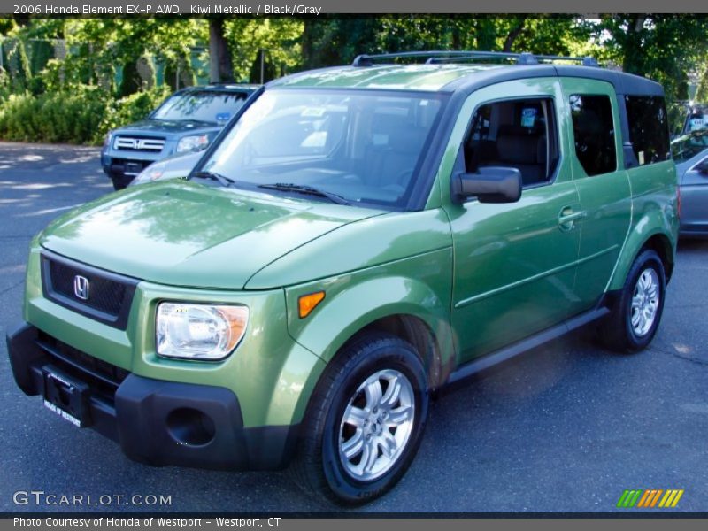 Kiwi Metallic / Black/Gray 2006 Honda Element EX-P AWD