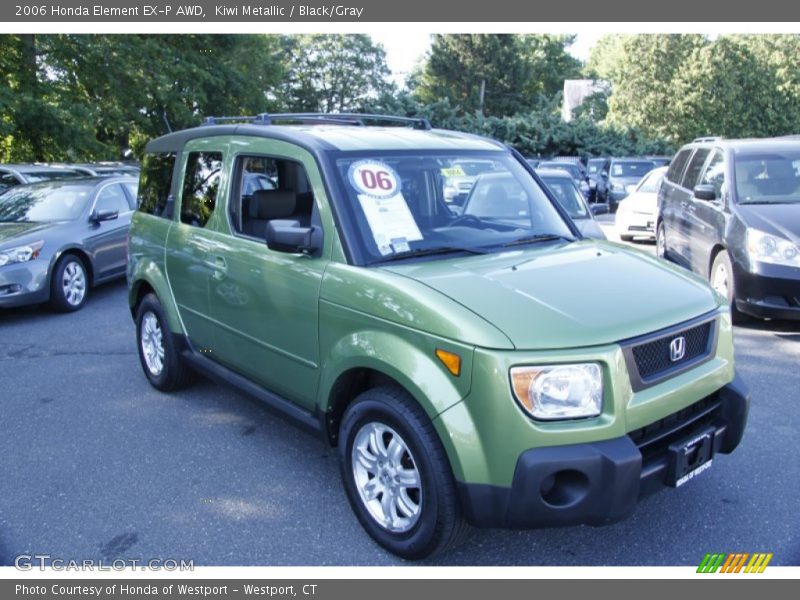 Kiwi Metallic / Black/Gray 2006 Honda Element EX-P AWD