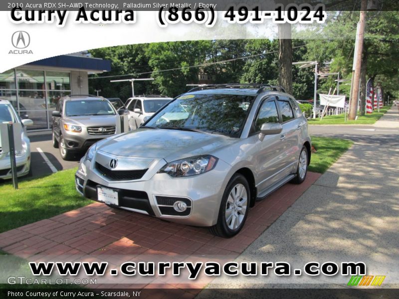 Palladium Silver Metallic / Ebony 2010 Acura RDX SH-AWD Technology