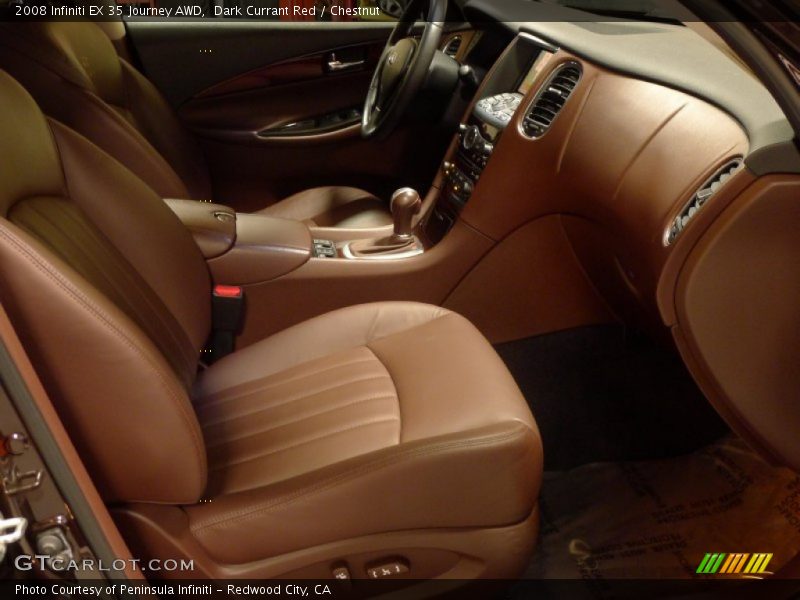  2008 EX 35 Journey AWD Chestnut Interior