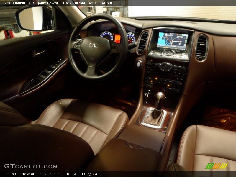Dashboard of 2008 EX 35 Journey AWD