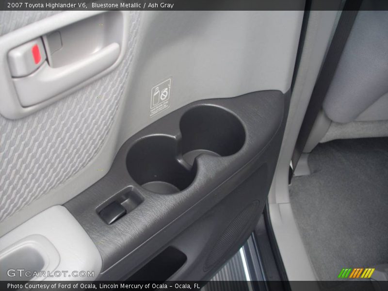 Bluestone Metallic / Ash Gray 2007 Toyota Highlander V6