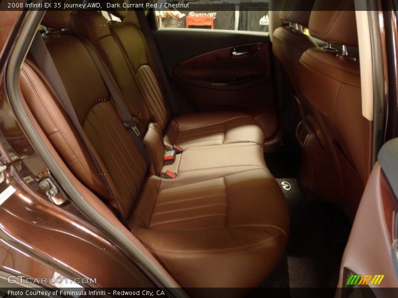  2008 EX 35 Journey AWD Chestnut Interior