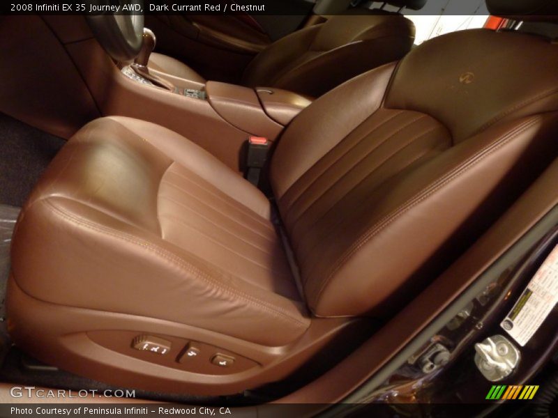  2008 EX 35 Journey AWD Chestnut Interior