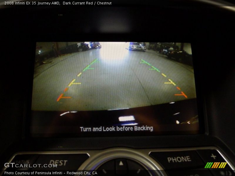 Navigation of 2008 EX 35 Journey AWD
