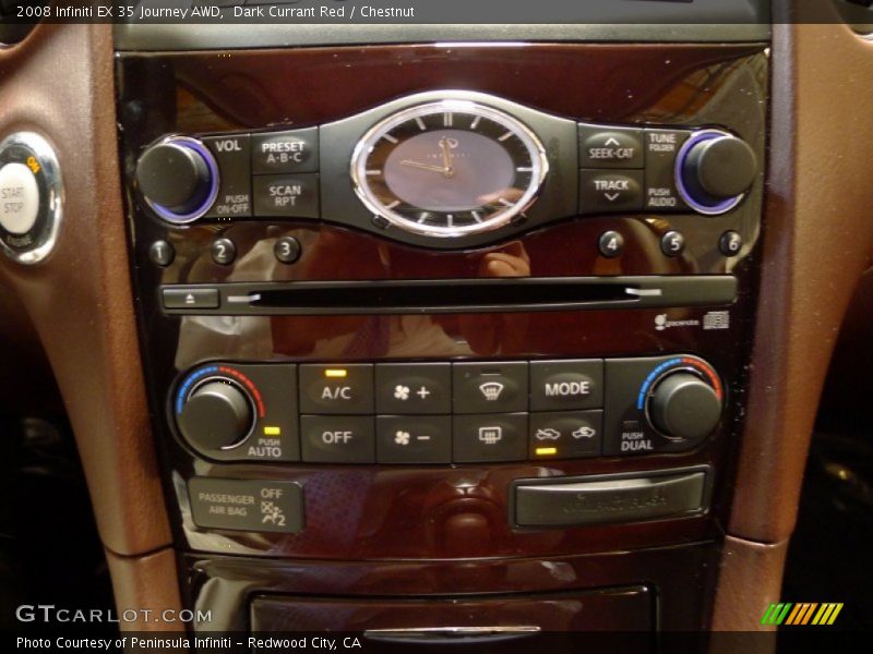 Controls of 2008 EX 35 Journey AWD