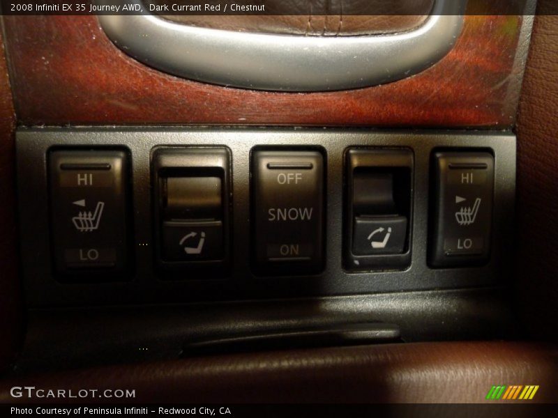 Controls of 2008 EX 35 Journey AWD