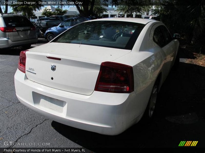 Stone White / Dark Slate Gray 2007 Dodge Charger