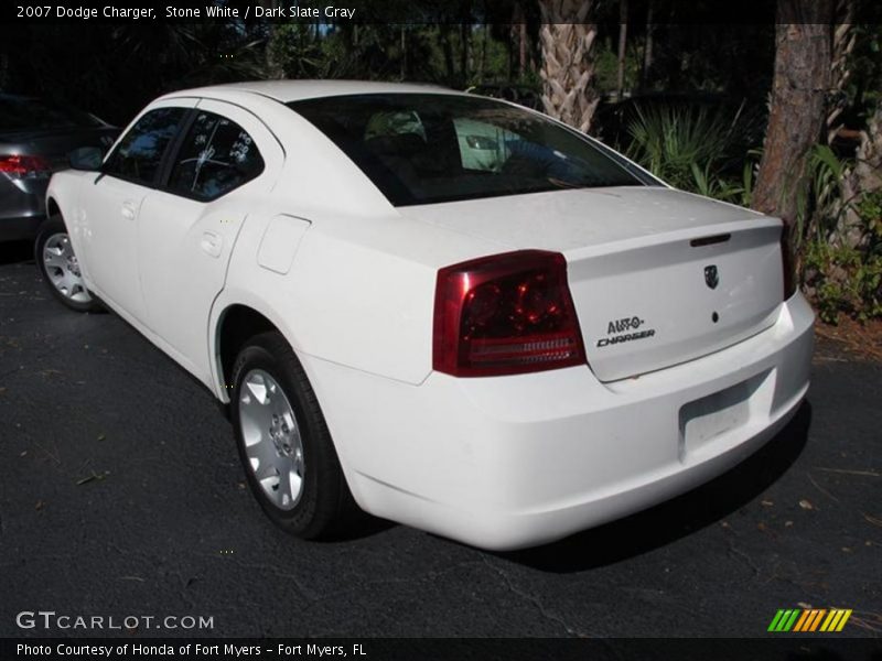 Stone White / Dark Slate Gray 2007 Dodge Charger