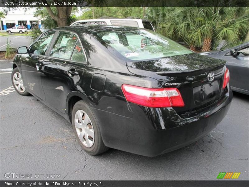 Black / Bisque 2008 Toyota Camry CE
