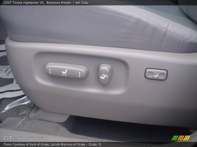 Bluestone Metallic / Ash Gray 2007 Toyota Highlander V6