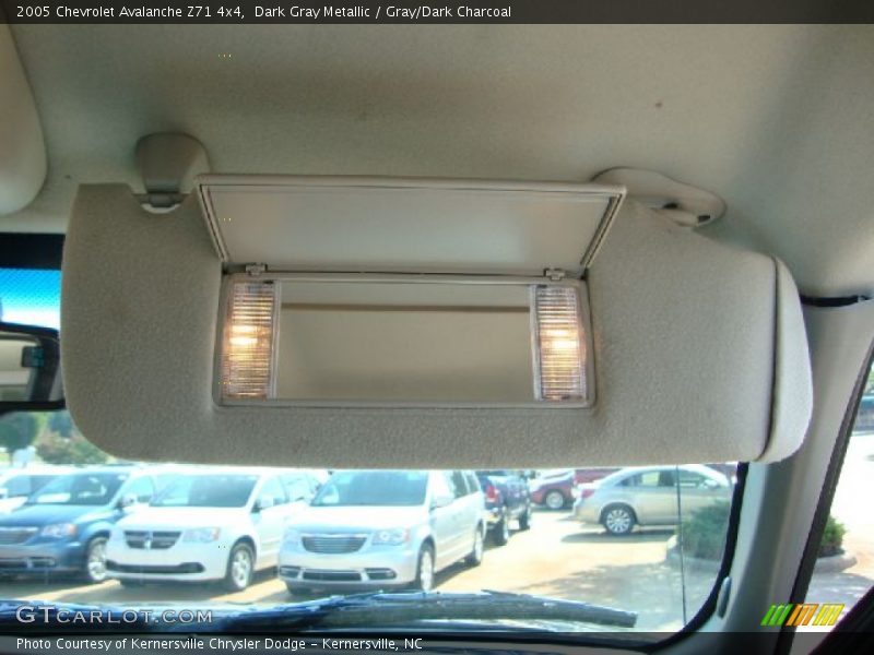 Dark Gray Metallic / Gray/Dark Charcoal 2005 Chevrolet Avalanche Z71 4x4