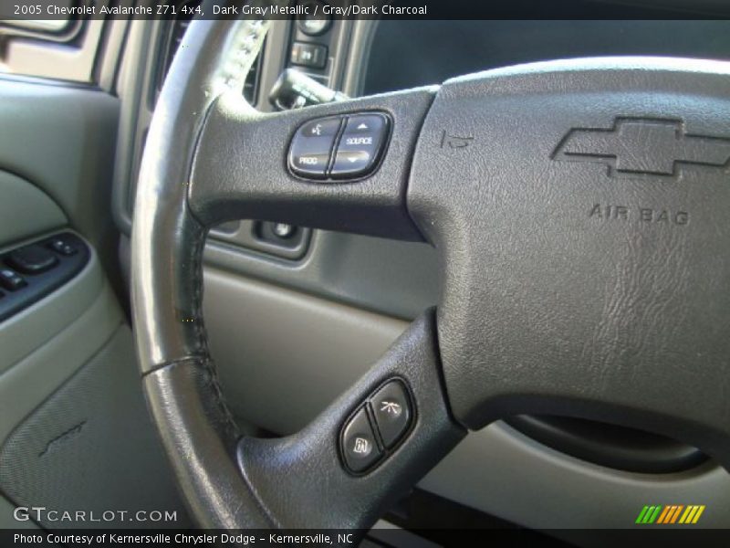 Dark Gray Metallic / Gray/Dark Charcoal 2005 Chevrolet Avalanche Z71 4x4