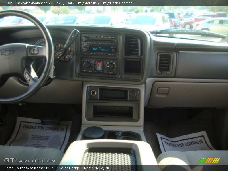 Dark Gray Metallic / Gray/Dark Charcoal 2005 Chevrolet Avalanche Z71 4x4