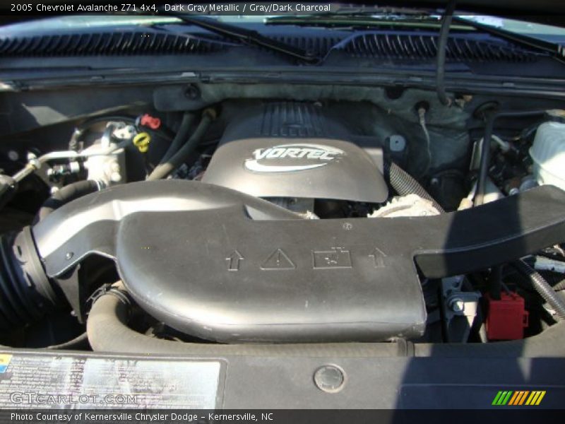 Dark Gray Metallic / Gray/Dark Charcoal 2005 Chevrolet Avalanche Z71 4x4