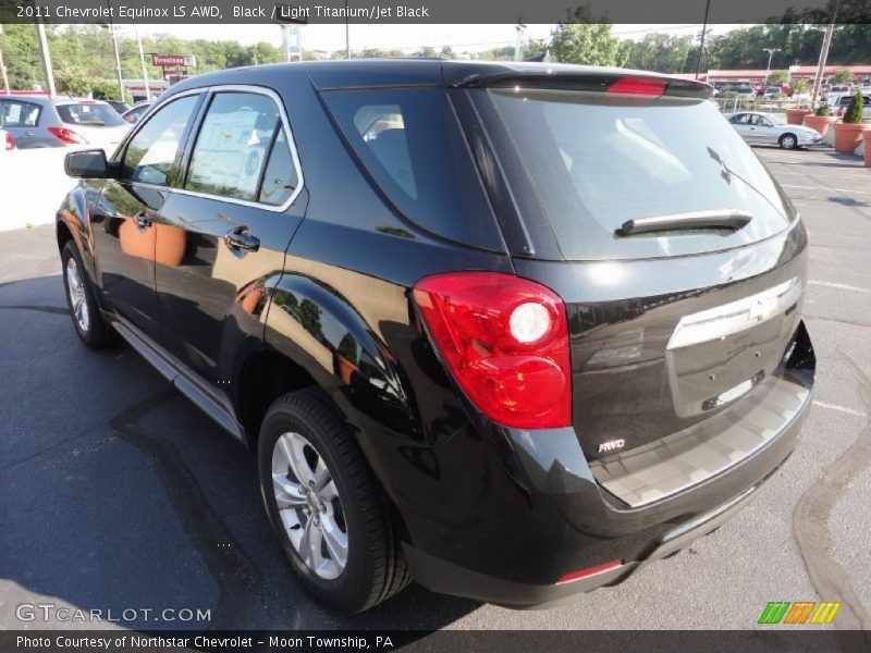 Black / Light Titanium/Jet Black 2011 Chevrolet Equinox LS AWD
