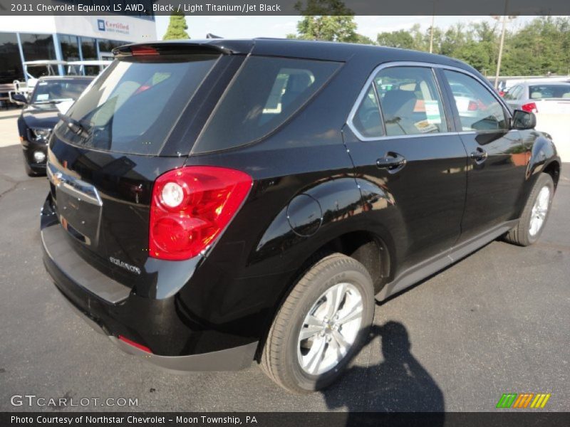 Black / Light Titanium/Jet Black 2011 Chevrolet Equinox LS AWD