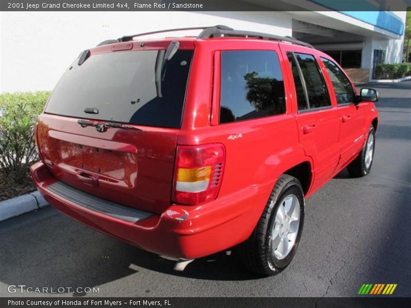 Flame Red / Sandstone 2001 Jeep Grand Cherokee Limited 4x4