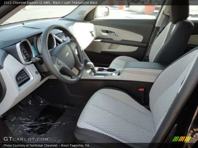 Black / Light Titanium/Jet Black 2011 Chevrolet Equinox LS AWD