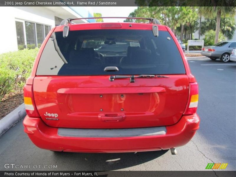 Flame Red / Sandstone 2001 Jeep Grand Cherokee Limited 4x4