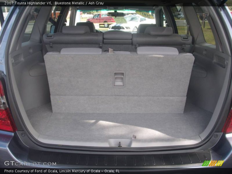 Bluestone Metallic / Ash Gray 2007 Toyota Highlander V6