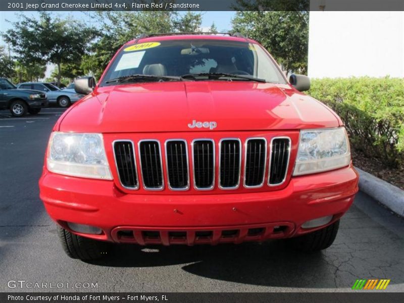 Flame Red / Sandstone 2001 Jeep Grand Cherokee Limited 4x4