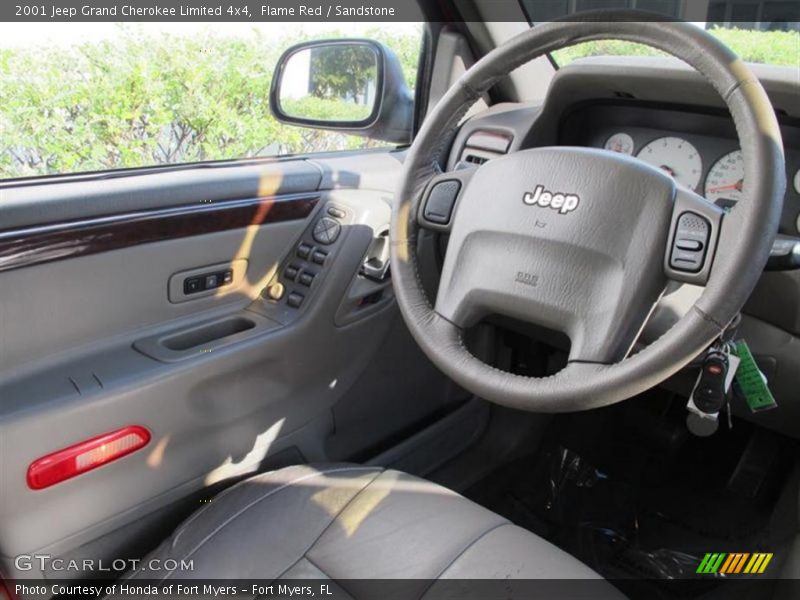 Flame Red / Sandstone 2001 Jeep Grand Cherokee Limited 4x4