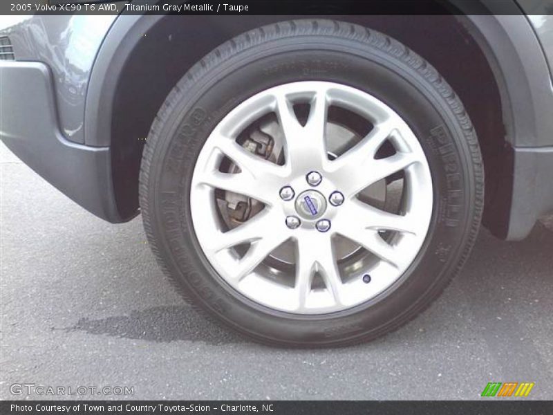 Titanium Gray Metallic / Taupe 2005 Volvo XC90 T6 AWD
