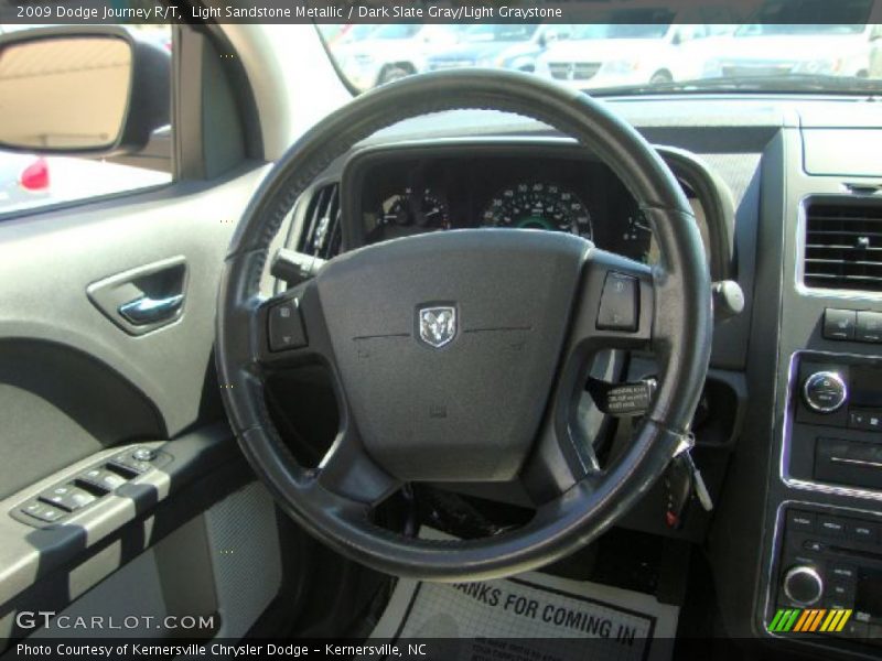 Light Sandstone Metallic / Dark Slate Gray/Light Graystone 2009 Dodge Journey R/T