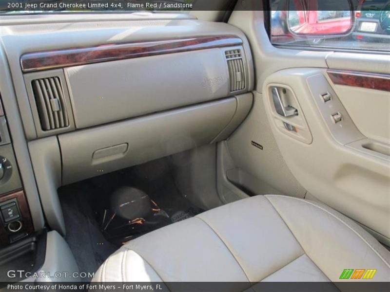 Flame Red / Sandstone 2001 Jeep Grand Cherokee Limited 4x4
