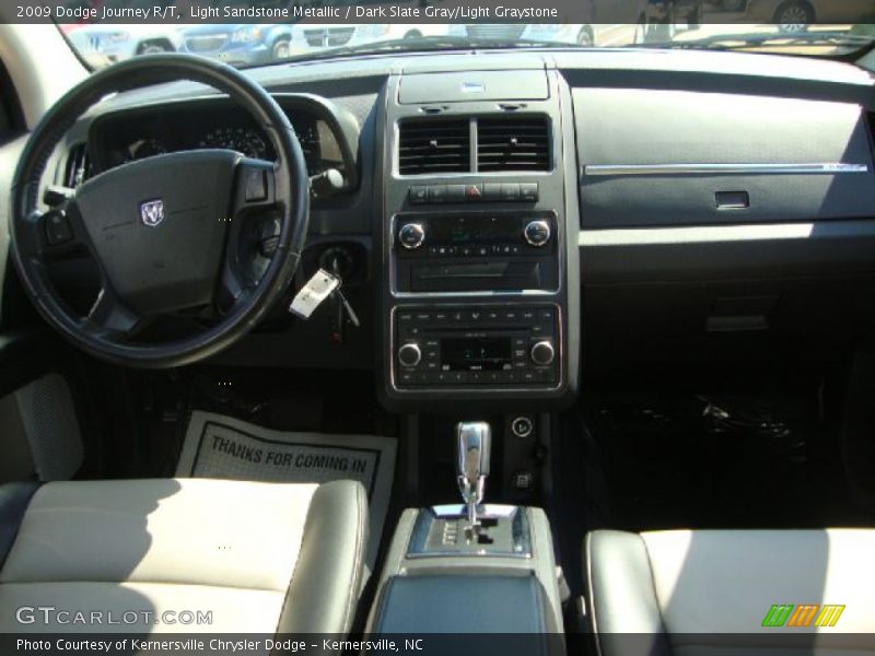 Light Sandstone Metallic / Dark Slate Gray/Light Graystone 2009 Dodge Journey R/T