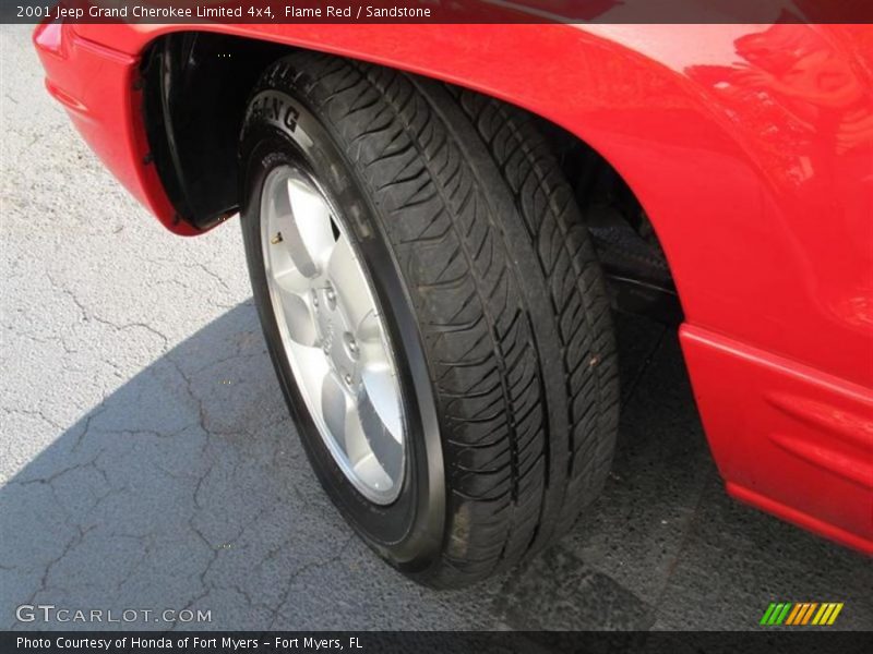 Flame Red / Sandstone 2001 Jeep Grand Cherokee Limited 4x4