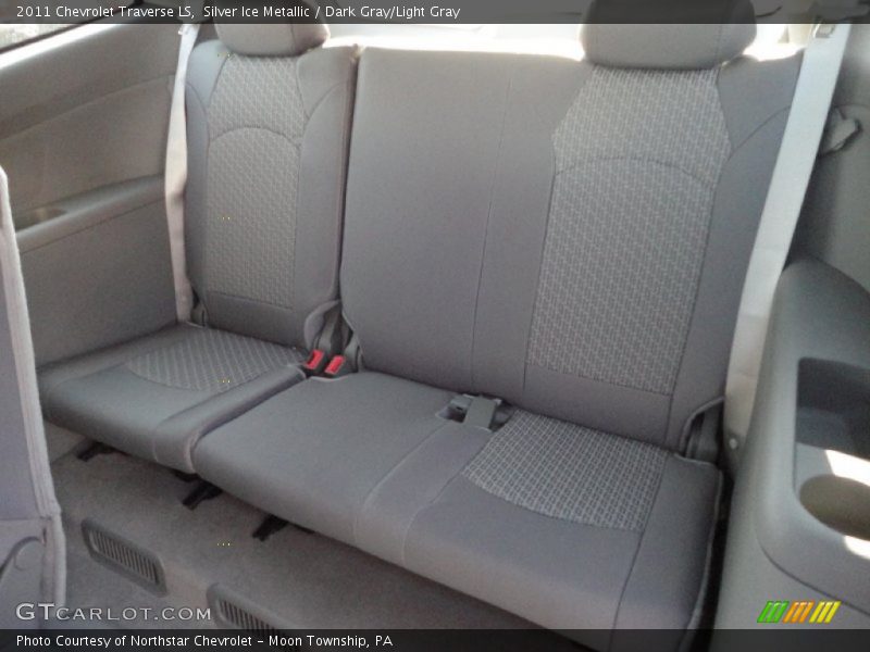 Silver Ice Metallic / Dark Gray/Light Gray 2011 Chevrolet Traverse LS