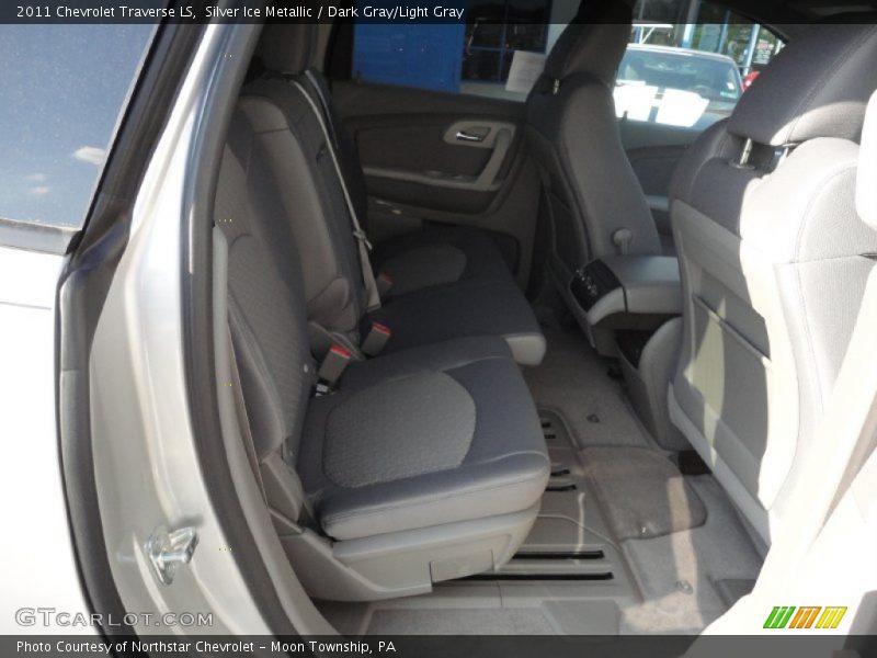 Silver Ice Metallic / Dark Gray/Light Gray 2011 Chevrolet Traverse LS