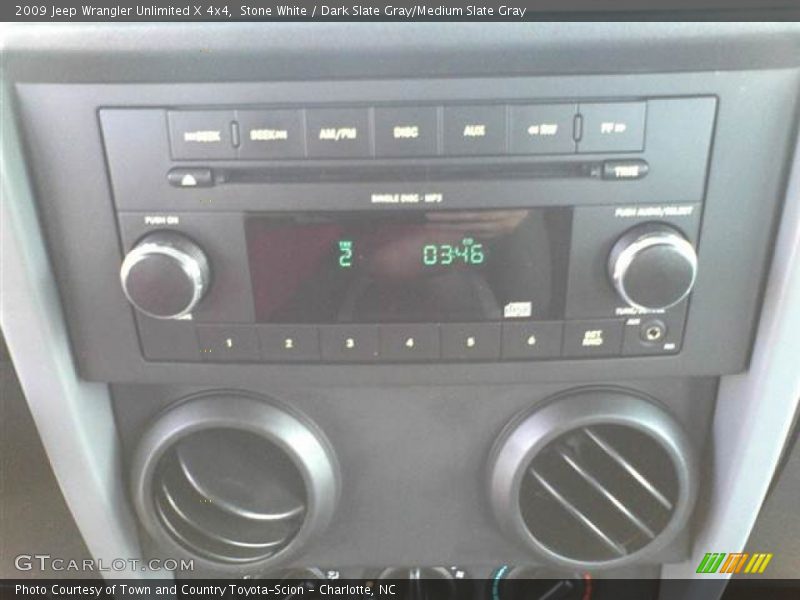 Stone White / Dark Slate Gray/Medium Slate Gray 2009 Jeep Wrangler Unlimited X 4x4