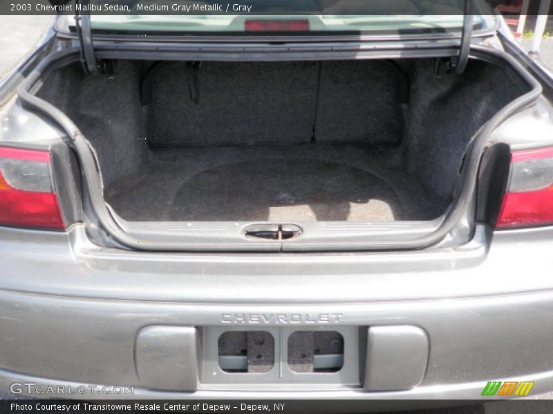 Medium Gray Metallic / Gray 2003 Chevrolet Malibu Sedan