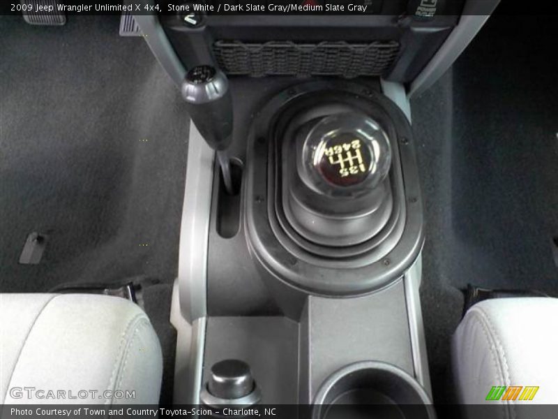 Stone White / Dark Slate Gray/Medium Slate Gray 2009 Jeep Wrangler Unlimited X 4x4