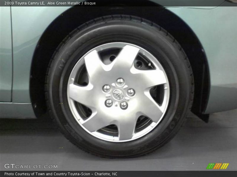 Aloe Green Metallic / Bisque 2009 Toyota Camry LE