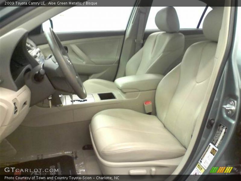 Aloe Green Metallic / Bisque 2009 Toyota Camry LE