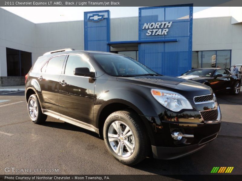 Black / Light Titanium/Jet Black 2011 Chevrolet Equinox LT AWD