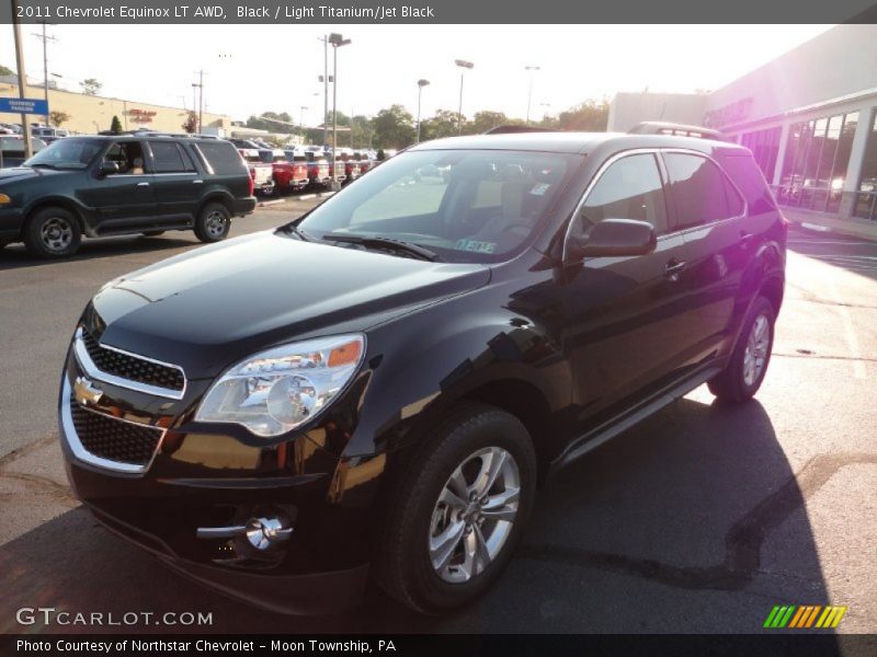 Black / Light Titanium/Jet Black 2011 Chevrolet Equinox LT AWD