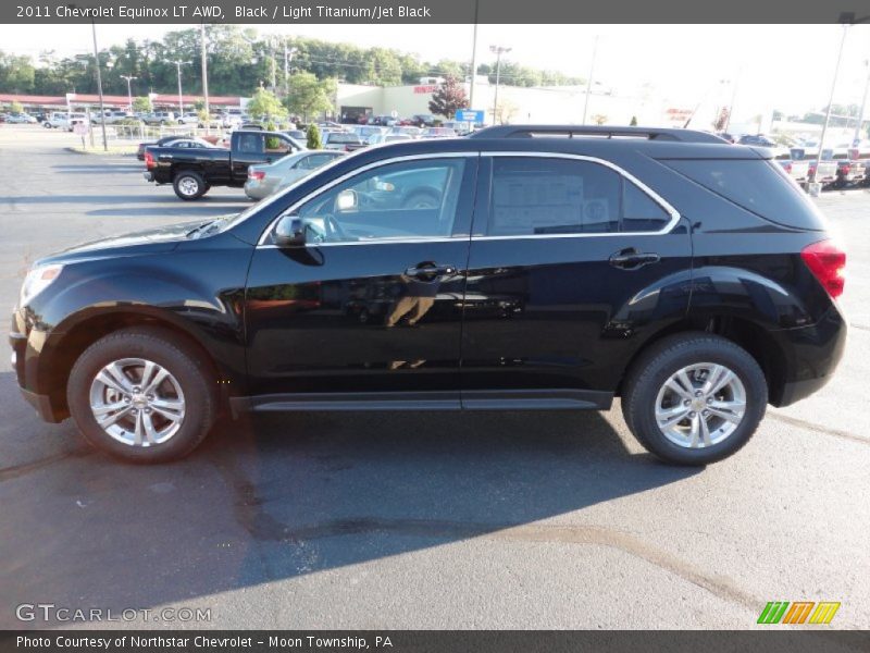 Black / Light Titanium/Jet Black 2011 Chevrolet Equinox LT AWD